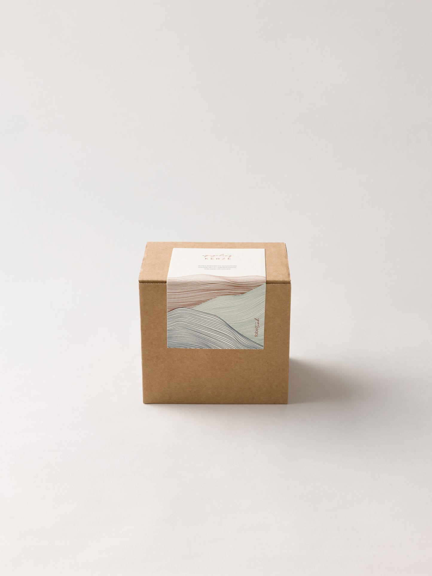 Upcycling Kerze | hellgrau