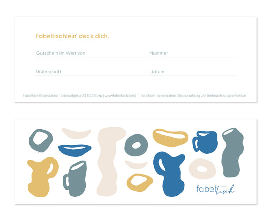 fabelschein | Gutschein per Post