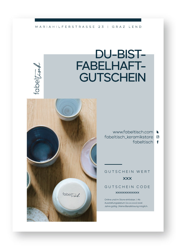 Du-bist-fabelhaft-Gutschein | per Email