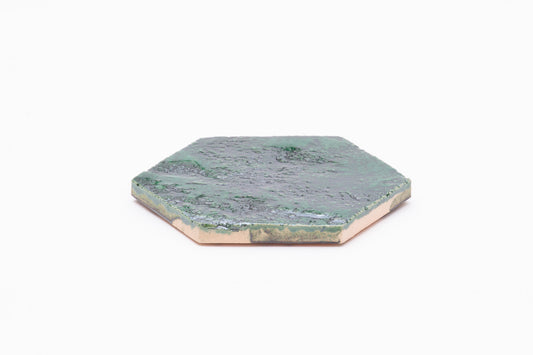 Keramik Fliese | Hexa Tannengrün