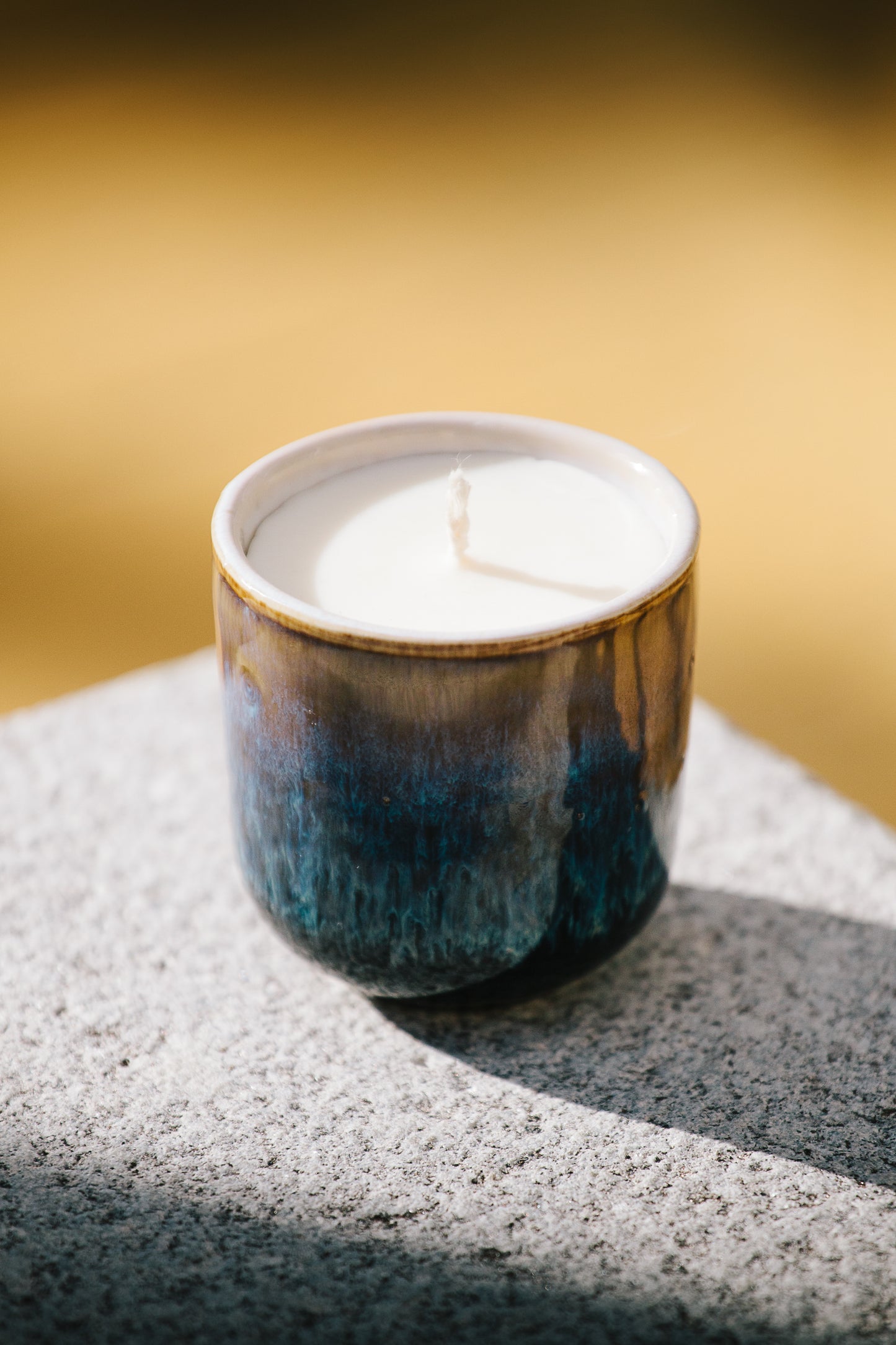 Upcycling Kerze | schwarz